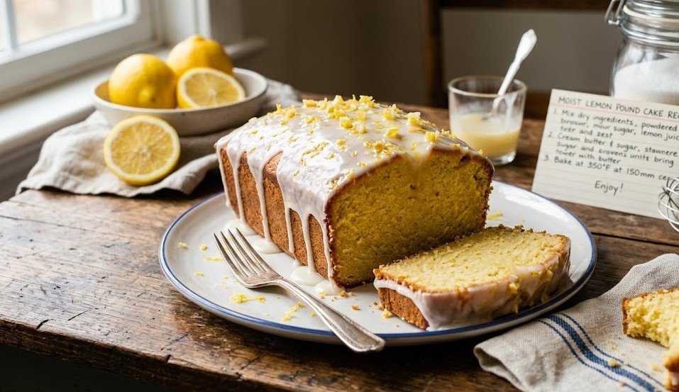 moist lemon pound cake recipe