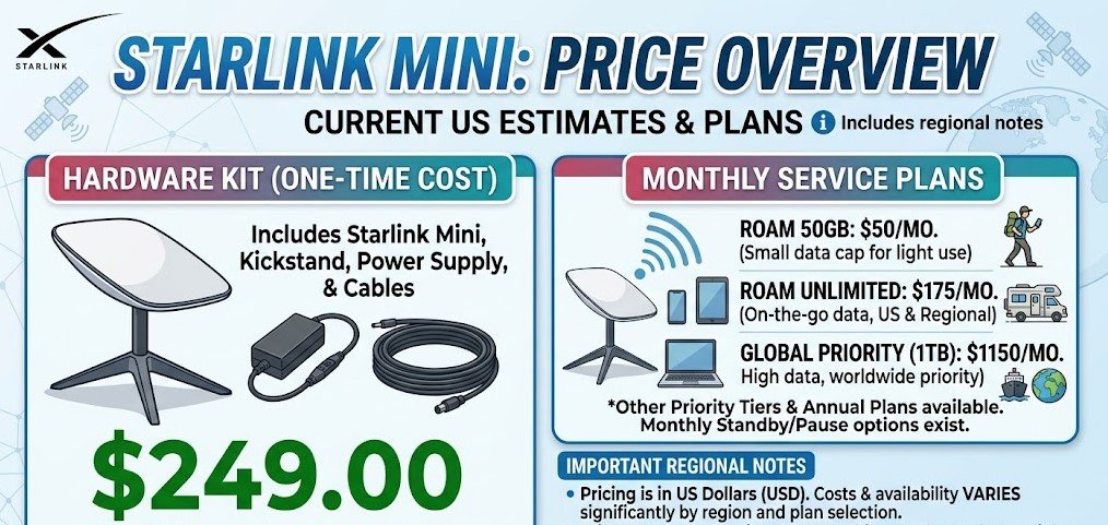 starlink mini price